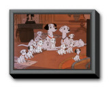 Ol' Thunderbolt Framed Canvas Print by Walt Disney