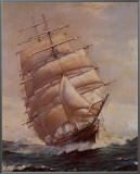 Romance of Sail Impressão em tela emoldurada por Frank Vining Smith Romance of Sail Impressão em tela emoldurada por Frank Vining Smith
