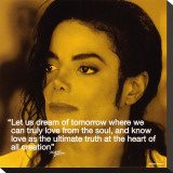 Michael Jackson: Dream Stretched Canvas Print