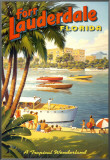 Fort Lauderdale, Florida Framed Canvas Print by Kerne Erickson