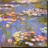 Water Lilies, 1916 Stretched Canvas Print by Claude Monet Water Lilies, 1916 Stretched Canvas Print by Claude Monet