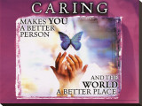 Caring Stretched Canvas Print