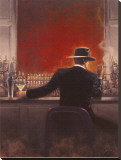 Cigar Bar Stretched Canvas Print by Brent Lynch Cigar Bar Stretched Canvas Print by Brent Lynch