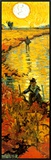 The Red Vineyard at Arles, c.1888 (detail) Framed Canvas Print