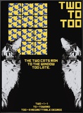 Grasping Grammar: To Too Two Framed Canvas Print by Christopher Rice