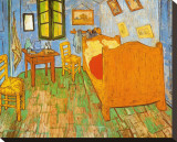 The Bedroom at Arles, c.1887 Stretched Canvas Print
