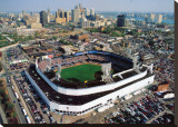 Detroit - Tiger Stadium Final Game Stretched Canvas Print by Mike Smith