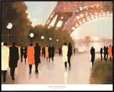 Paris Remembered Framed Canvas Print by Lorraine Christie