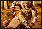 Drive: Motocross Framed Canvas Print by Jerry Angelica