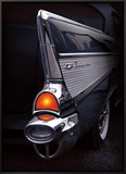 Chevy Fin Framed Canvas Print by Helen Flint