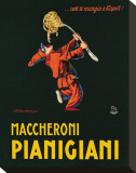 Maccheroni Pianigiani, 1922 Stretched Canvas Print by Achille Luciano Mauzan