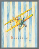 Airplane Framed Canvas Print by Catherine Richards