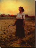 The Song of the Lark Stretched Canvas Print by Jules Breton