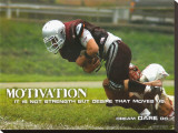 Motivation Stretched Canvas Print