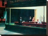Nighthawks, c.1942 Stretched Canvas Print by Edward Hopper