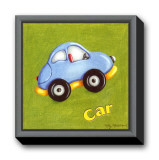Car Framed Canvas Print by Kathy Middlebrook