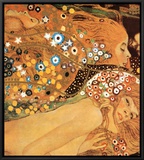 Serpientes acuáticas IV Framed Canvas Transfer por Gustav Klimt Serpientes acuáticas IV Framed Canvas Transfer por Gustav Klimt