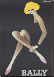 Bally Stretched Canvas Print by Bernard Villemot