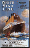 White Star Line Stretched Canvas Print