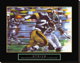 Strive: Football Stretched Canvas Print by Bill Hall