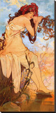 Summer Stretched Canvas Print by Alphonse Mucha