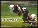 Motivation Framed Canvas Print