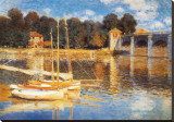 The Bridge at Argenteuil Stretched Canvas Print by Claude Monet