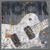 Rock Concert II Framed Canvas Print