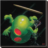 Last Crawl Stretched Canvas Print by Michael Godard