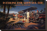 Inter-Island Airways Stretched Canvas Print by Kerne Erickson