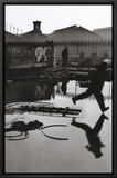 Derriere la Gare Saint-Lazare, Paris Framed Canvas Print by Henri Cartier-Bresson