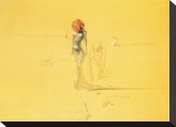 Female Figure with Head of Flowers, 1937 Stretched Canvas Print by Salvador Dalí