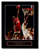 Excel: Basketball Stretched Canvas Print