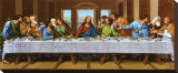 Last Supper Stretched Canvas Print by Tobey 