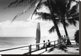 Oahu, 1955 Stretched Canvas Print by Laurence Hata