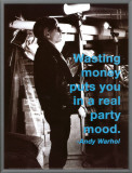 Wasting Money Framed Canvas Print by Billy Name