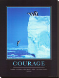Courage Stretched Canvas Print by Steve Bloom