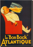 Le "Bon Bock" Atlantique Stretched Canvas Print