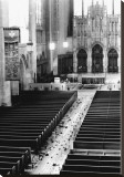 Church Aisle Stretched Canvas Print by Scott Mutter