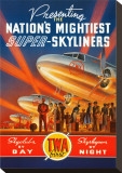 Super Skyliners Stretched Canvas Print by Kerne Erickson