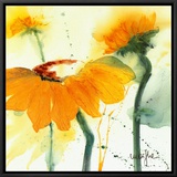 Sunflower V Framed Canvas Print by Marthe 