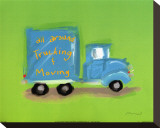 All Around Trucking Stretched Canvas Print by Anthony Morrow
