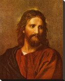 Christ at Thirty-Three Stretched Canvas Print by Heinrich Hofmann