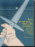 Hamlet: To Be or Not To Be Stretched Canvas Print by Christopher Rice