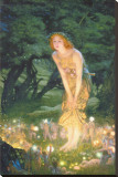 Midsummer Eve, c.1908 Stretched Canvas Print by Edward Robert Hughes