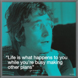 John Lennon: Life Framed Canvas Print