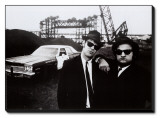 Blues Brothers Stretched Canvas Print
