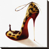 Highheels, Wild Passion Stretched Canvas Print by Inna Panasenko