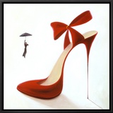 Highheels, Obsession Framed Canvas Print by Inna Panasenko