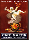 Cafe Martin 1921 Stretched Canvas Print by Leonetto Cappiello